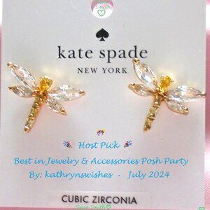 ♠️ Kate Spade ♠️️ Greenhouse Dragonfly Studs